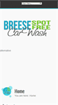 Mobile Screenshot of breesecarwash.com